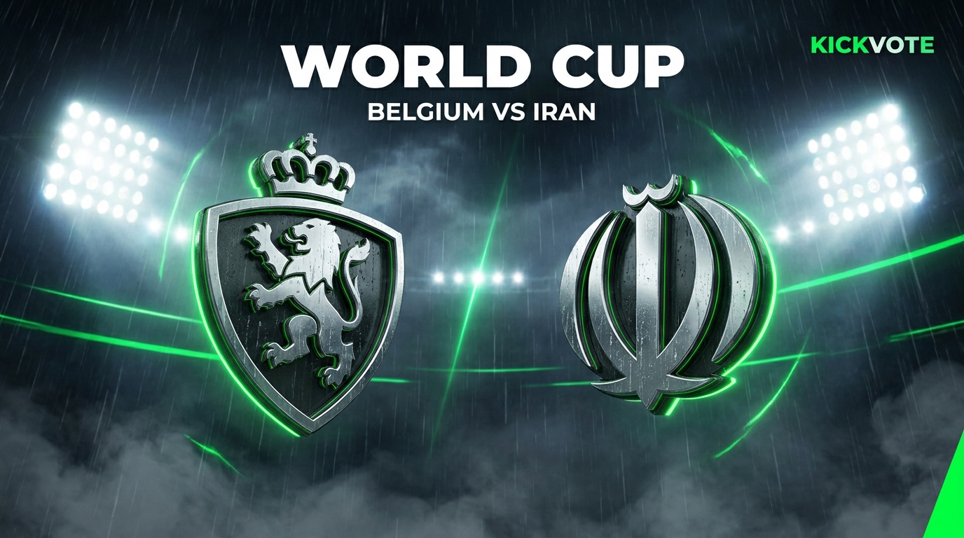 Belgium vs Iran
